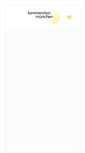 Mobile Screenshot of kammerchor-muenchen.de